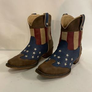 NWOB!! ROPER Women's Flotus Western Boot, Sz 6, Brown